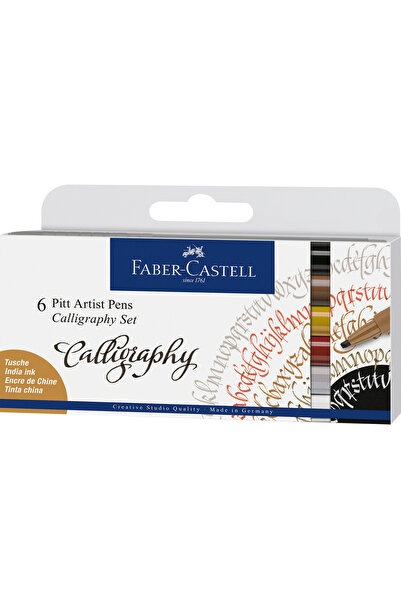 Faber Castell PITT ARTIST PEN SET DE CALIGRAPHIE 6 BUCĂȚI FABER-CASTELL