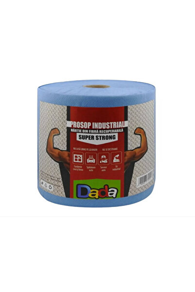 Dada Rolă de hârtie industrială super rezistentă, 1 strat, albastră, 310 m