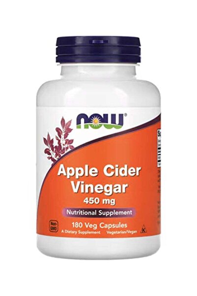 Now Foods Apple Cider Vinegar 450 Mg 180 Veg Capsules