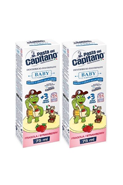 Pasta Del Capitano Capitano Toothpaste Baby Captain 3 Ages X 2 Pieces