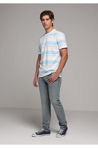Colin's Pantaloni din denim verde pentru bărbați, croială dreaptă