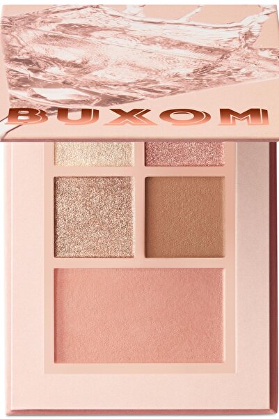 buXom , Straight Up, Eyeshadow Palette, 5 Shades, 6.5 g