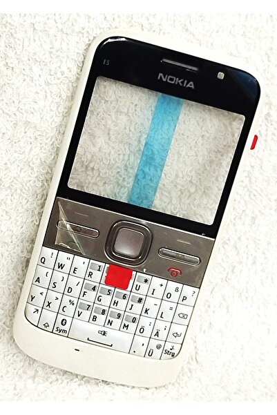 Nokia E5 ORİJİNAL ÖN KAPAK TUŞ TAKIMI BEYAZ