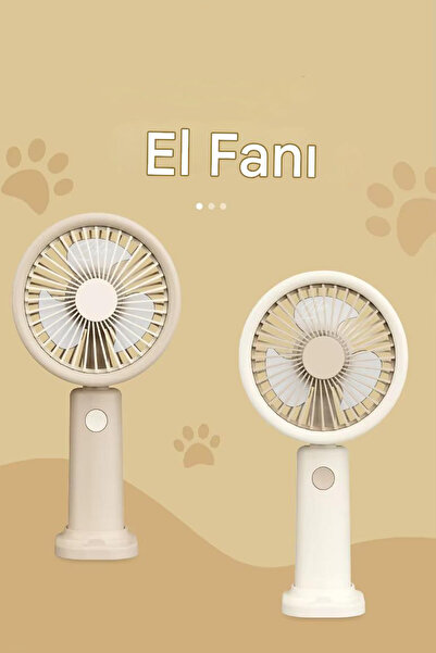 shop Taşınabilir Şarjlı Mini El ve Masa Fanı, Serinlik Getirir