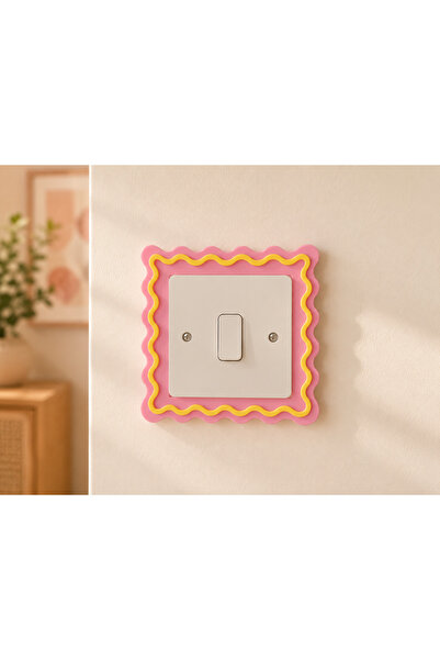 lysiaaccessory Decorative Switch Frame – Colorful Light Button Ornament Moder...