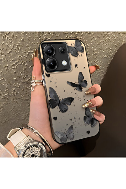 PATTERNOVA Redmi Note 13 Pro 5G Uyumlu Nazarik Kelebek Desenli, Tam Kaplama K...