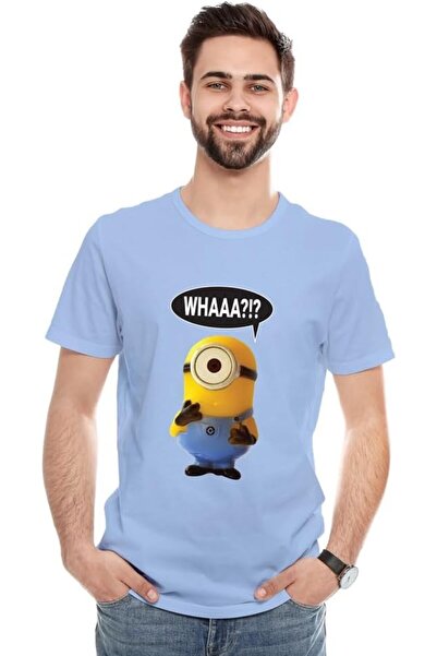 not T-shirt For Men & Women| Printed Minion Design(WhAA??) For Couple| Round ...