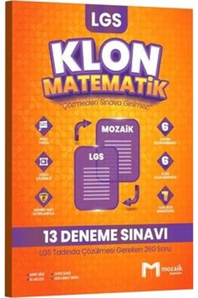 Bilgi Sarmal Yayınları 8. Sınıf Lgs Fen Bilimleri Klon 13 Branş Deneme Mozaik...