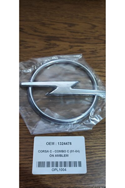 restinal Opel corsa c front shutter emblem corsa front emblem (11.9x9.7cm) 20...