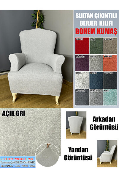 İLYEVTEKSTİLİ BOHEM PAMUKLU KUMAŞ SULTAN ÇIKINTILI MODEL KOMPLE GİYDİRME BERJ...