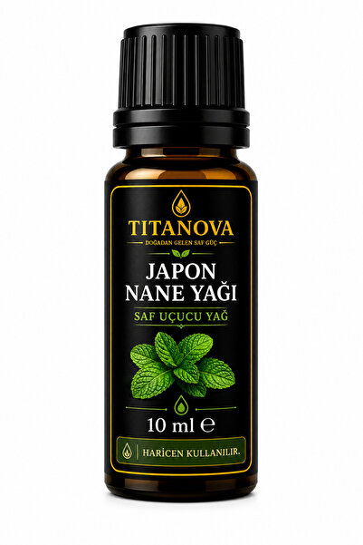 TİTANOVA Japon Nane Yağı 10 ml Saf Bitkisel Uçucu Yağ