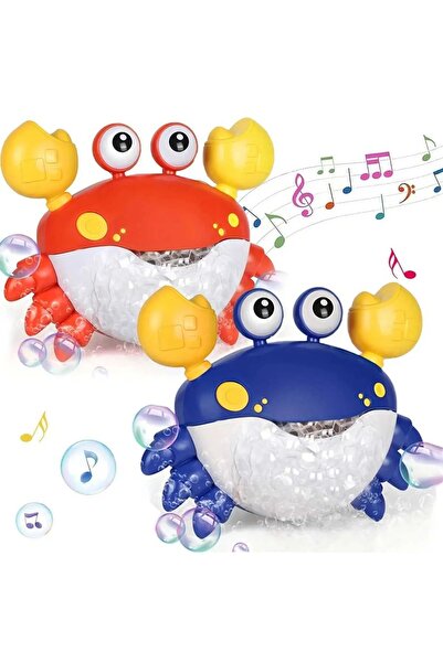 Junios Bath toy with music and balloons, Playful Crab
