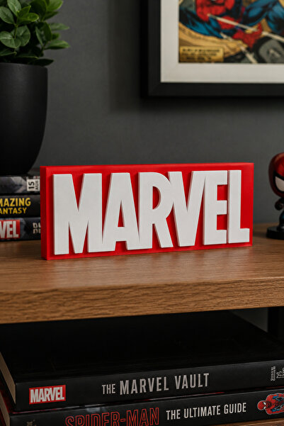 Marvel Logo Decorative Table & Shelf Decor – 20 cm