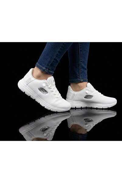 Shubuu Lightweight Sole Lace-Up White Men's Daily Running Walking Sports Shoe...