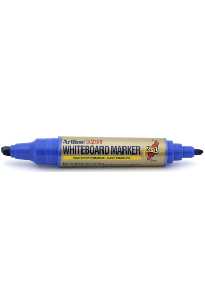 artline Marker pentru tabla de scris 525T, doua capete - varf rotund 2.0mm/te...