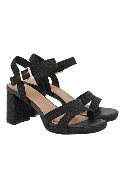 Exe Shoes Γυναικείες Πέδιλα 700-707 Μαύρο Μακραμέ W4700707422M