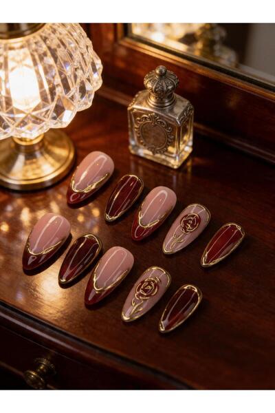 Store Takma Tırnak - Rose Velvet Wine