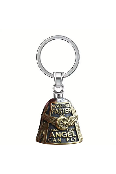 Choice63 82 Fashion Red Cross Guardian Angel Wings Bell Motorcycle Bell Keych...