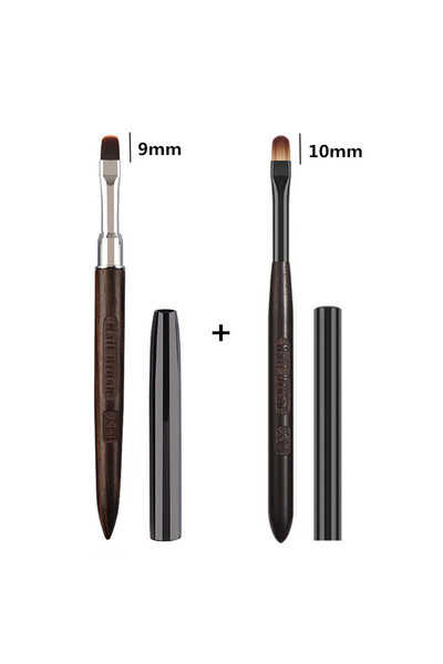 Choice G-B00712-05 2PCS Sandalwood Handle Nail Drawing Brushes For Manicure L...