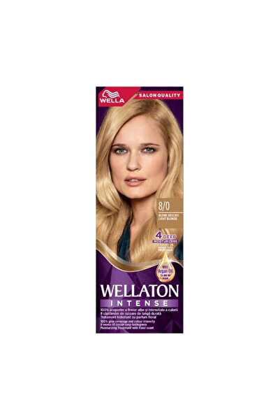 Wella Wellaton Set 2 x Vopsea de Par Permanenta Wella Wellaton, 8/0 Light Blo...