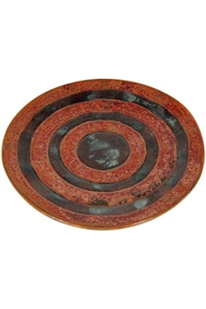 Goliat suport lumânare, ceramică, dungi, 21cm
