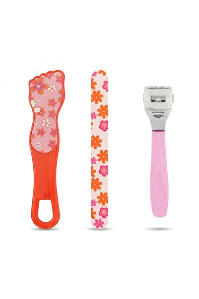 Globalstar Pedicure Kit 3 Pcs Pedicure Set Foot File Nail File Callus Remover