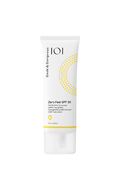 GEEK & GORGEOUS Zero Feel Cremă de față cu protecție solară zilnică cu SPF 50...