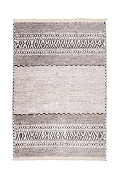 halinet Halı.Net Beige Modern Washable Non-Slip Living Room Carpet Pia-Etnik-...