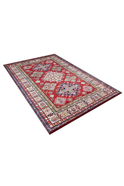 halinet Halı.Net Red Modern Washable Non-Slip Living Room Carpet Haln-Hln039
