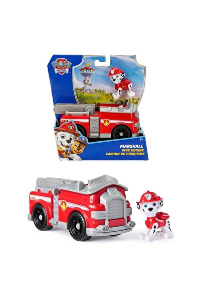 PAW PATROL Figür ve Görev Aracı Marshall