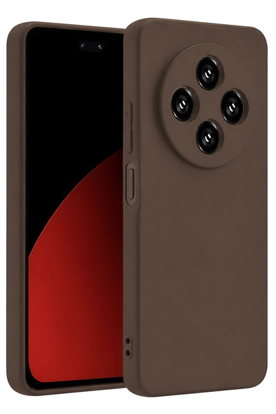 New Face غطاء حماية ZENGEMTX من السيليكون لهاتف Redmi 14C (130742) - بني