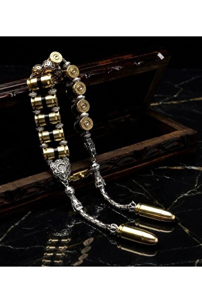 Mareluxe Premium Mermi Tasarım 106 Gram Alpaka Metal Zaza Tesbih