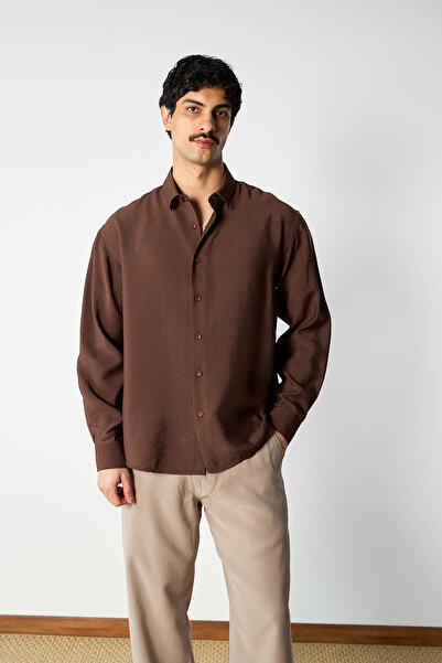 Mesfeno Oversize Bellows Modal Shirt