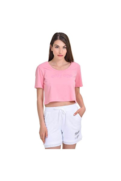 Target Crop top de damă cu mânecă scurtă, din jerseu simplu, M