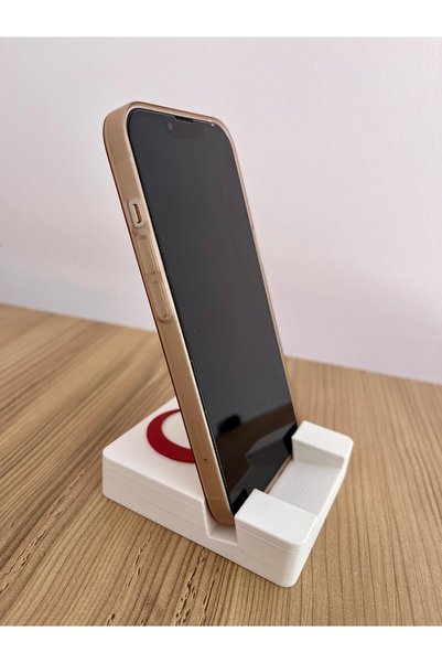 Serüven 3D Ayyıldız Phone Stand - Desk Phone Holder - Tablet Stand - Minimal Design 3D Printing