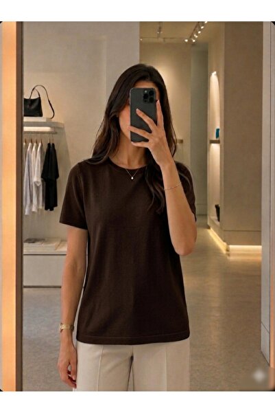 Azram Fashion Γυναικείο μπλουζάκι με λαιμόκοψη ποδηλάτου