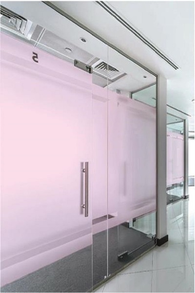 ecce reklam ürünleri eccereklam.com Pink Glass Sandblasting 61 cm X 3 Mt