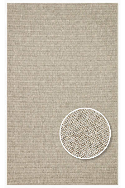 Eko Halı Ventura VNT2706 Light Beige Hav Vermeyen Kolay Temizlenebilir Bordür...