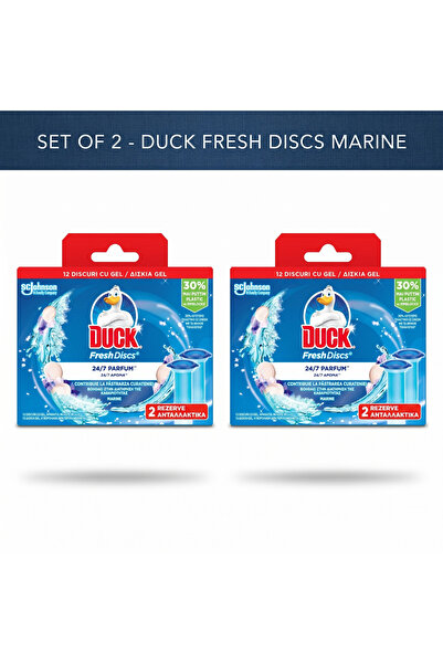 DUCK Pachet 2 X Discuri Fresh Discs Marinade Odorizant de toaletă 2 x 36 ml