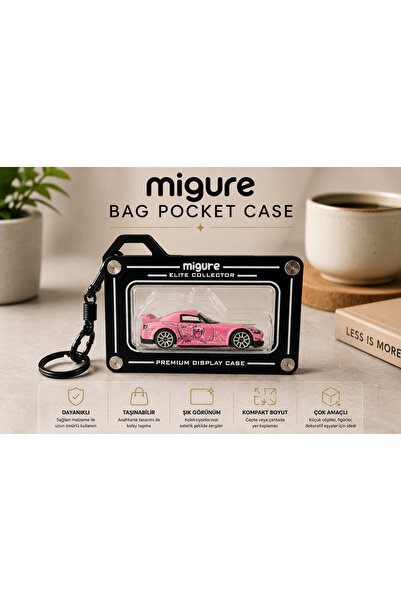 Migure Bag Pocket Premium Display Case Anahtarlık