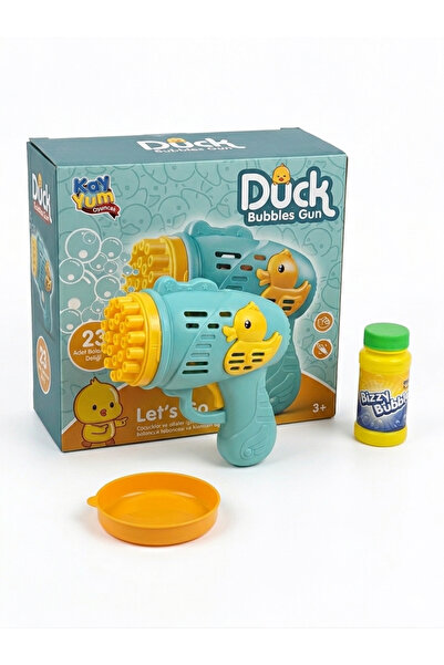 Toy Ördekli kopuk tabancası (4 adet pil hediye)