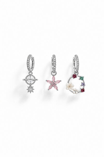 Okko Store Mini Flower 3-Piece Earrings