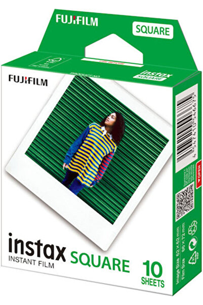 Fujifilm Instax Τετράγωνο Έγχρωμο Φιλμ (10 Φύλλα)