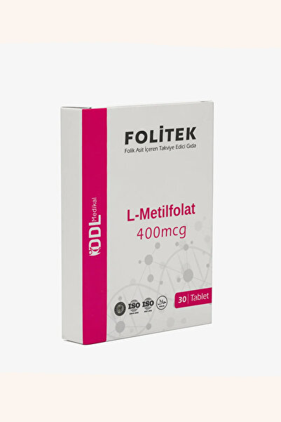 Folitek Folik Asit 400 Mcg 30 Tablet