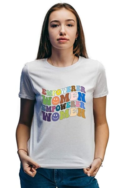 not T-Shirt For Women - Printed Design (Empower Women)| Round Neck Regular Fit