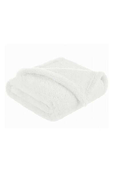 Qmini Fluffy blanket, Qmini, For children, Fleece, 75 x 100 cm, White