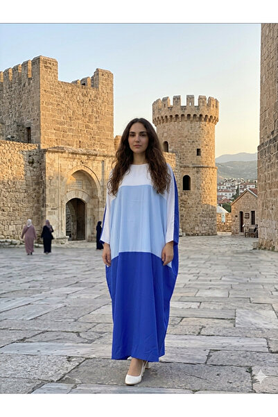 Fzd filizzade Tricolor 40-56 Size Ferace Dress for Daily and Special Occasions