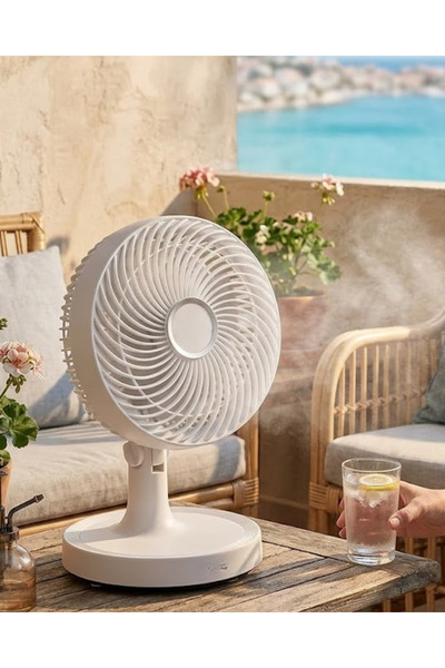 OEM 2200 RPM Mini Masaüstü Vantilatör Sessiz ve Güçlü Hava Akışlı Fan