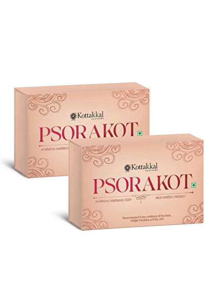 Kottakkal Ayurveda PSORAKOT Ayurvedic Handmade Soap, 150 gm, Pack of 2, for P...