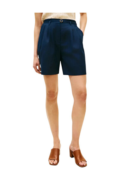 Tommy Hilfiger Γυναικεία Βερμούδα Navy Μπλε WW0WW49040-C1G